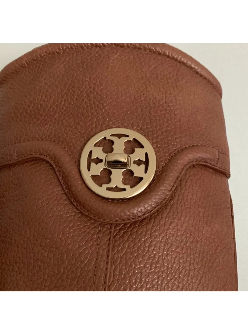 Tory Burch smooth pebbled